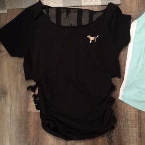 Vs pink shirt and tank top sold together
